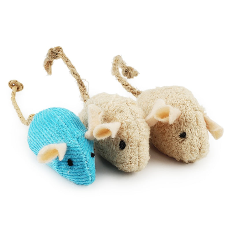 Brinquedo pet ratinhos divertidos ( KIt  6 peças/ Seu pet vai amar)